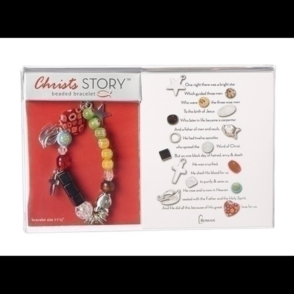 Christ's Story Beaded Bracelet, Large